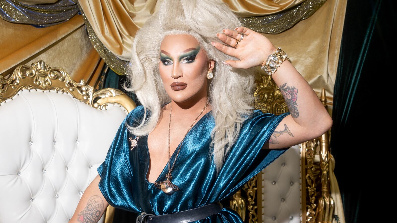 The Vivienne attends RuPaul's Los Angeles DragCon at Los Angeles Convention Center on May 15, 2022 in Los Angeles, California.