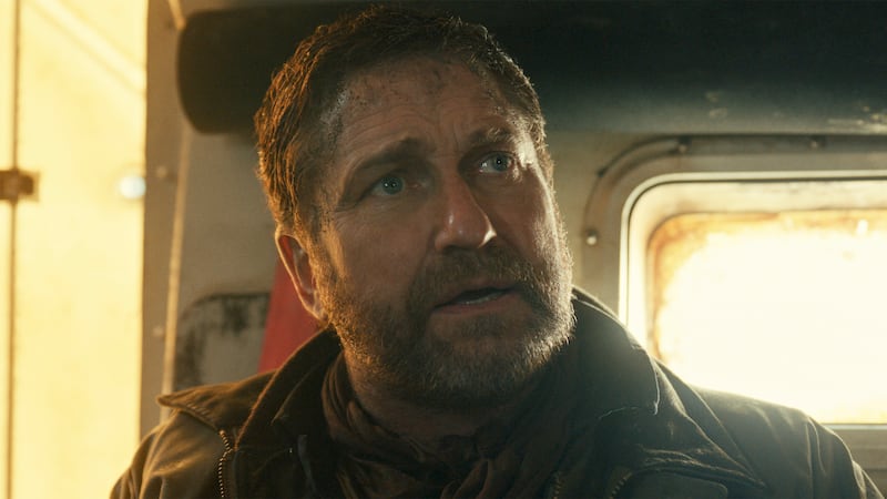 Gerard Butler as John Garrity in Greenland 2: Migration.