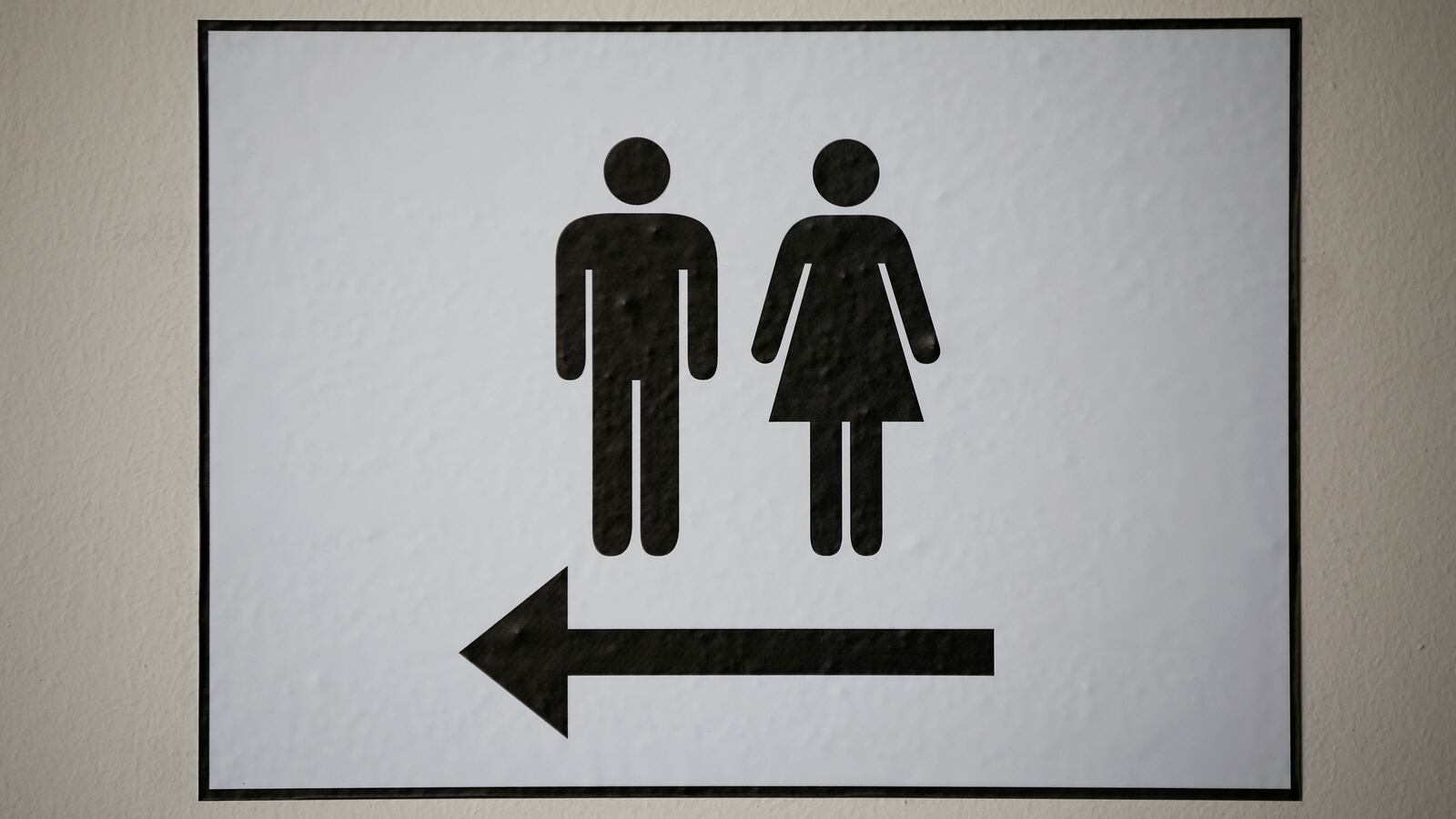 Bathroom sign
