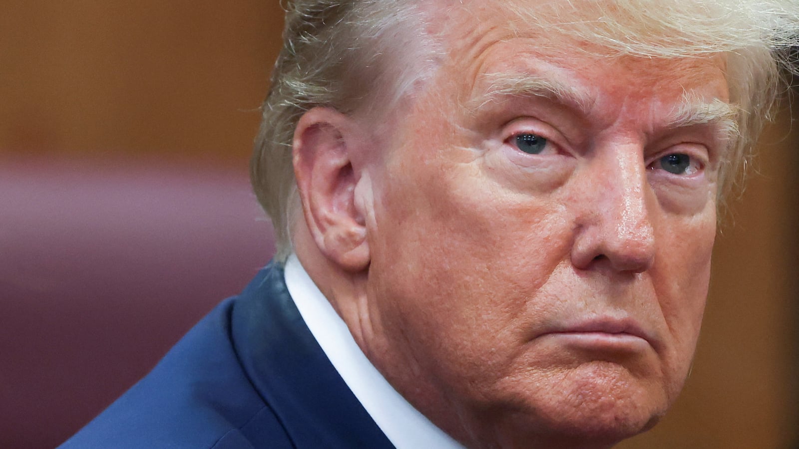 Former U.S. President Donald Trump appears in court for an arraignment on charges stemming from his indictment by a Manhattan grand jury following a probe into hush money paid to porn star Stormy Daniels, in New York City, U.S., April 4, 2023.