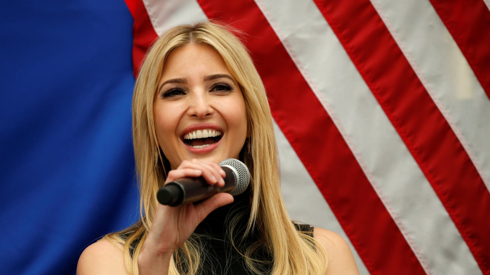 Ivanka Trump takes part in a conversation with Administrator of the Small Business Administration.