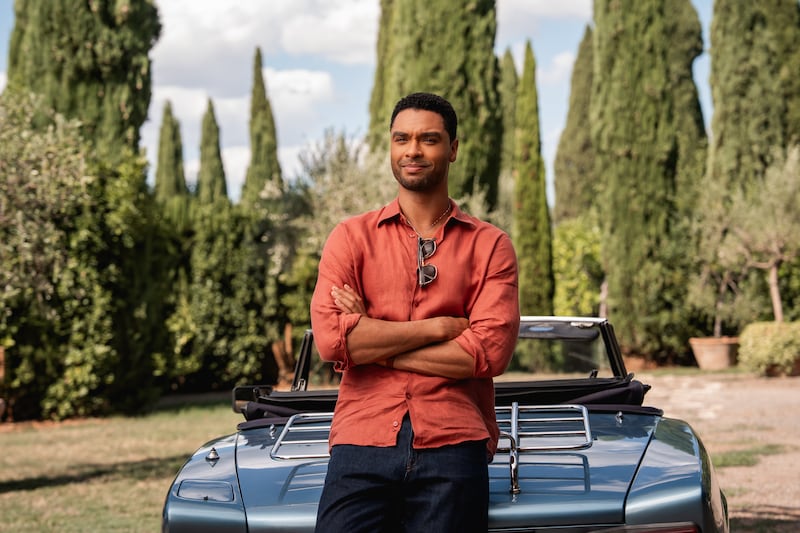 Regé-Jean Page as Michael in You, Me & Tuscany, directed by Kat Coiro.