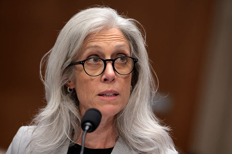 WASHINGTON, DC - JUNE 25: Susan Monarez, President Donald Trump’s nominee to be the Director of the Centers for Disease Control and Prevention (CDC), testifies during her confirmation hearing before the Senate Committee on Health, Education, Labor, and Pensions in the Dirksen Senate Office Building on June 25, 2025 in Washington, DC. Monarez is a health scientist with a Ph.D. in microbiology and immunology who previously served as the Deputy Director of the Advanced Research Projects Agency for Health. (Photo by Kayla Bartkowski/Getty Images)