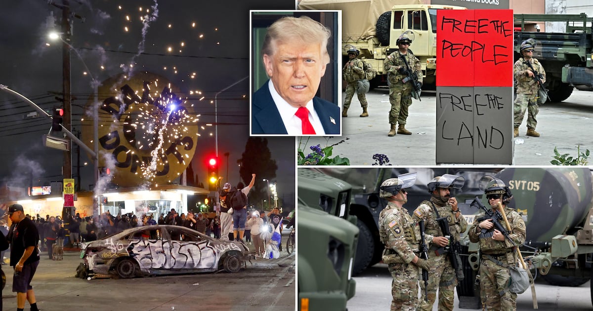 Critics Rip ‘Wannabe Dictator’ Trump for LA Troop Deployment