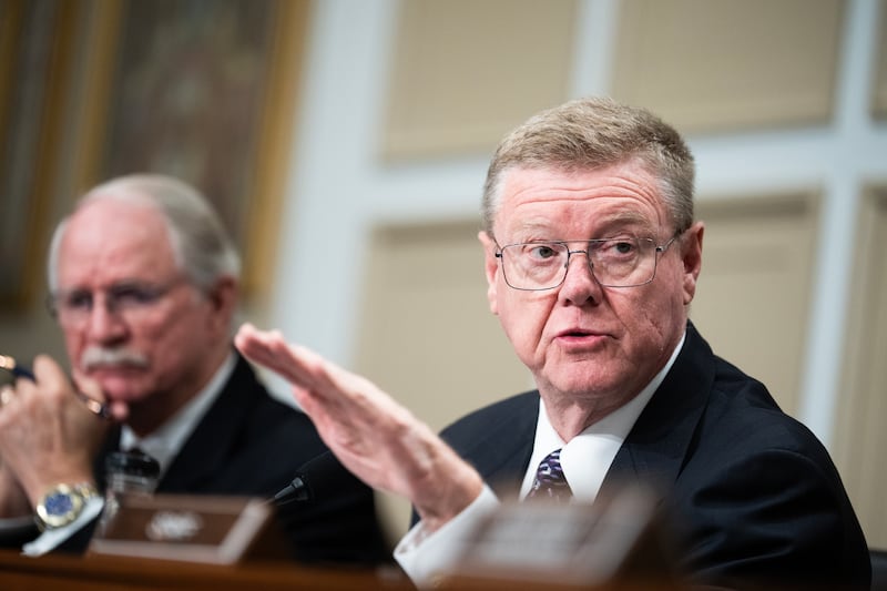Chairman Mark Amodei  attends the House Appropriations Subcommittee on Homeland Security hearing titled "Oversight Hearing - Department of Homeland Security," in Rayburn building on Thursday, June 25, 2026.