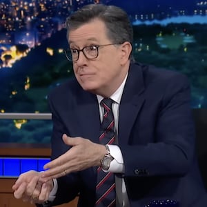 Stephen Colbert on "The Late Show"
