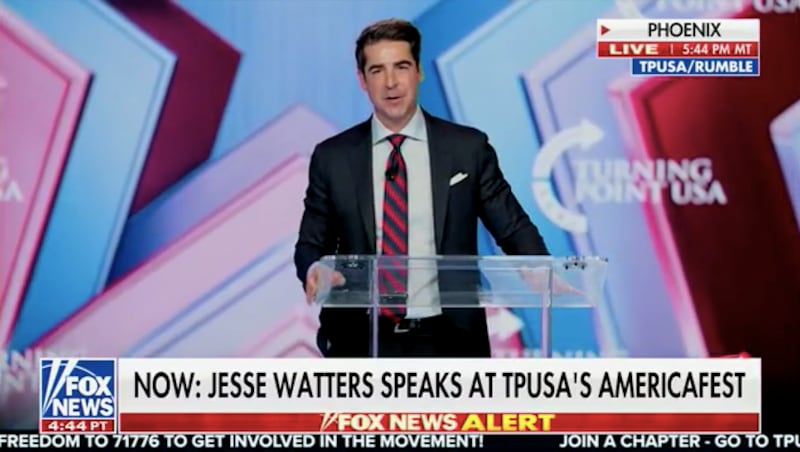 Jesse Watters at Turning Point USA