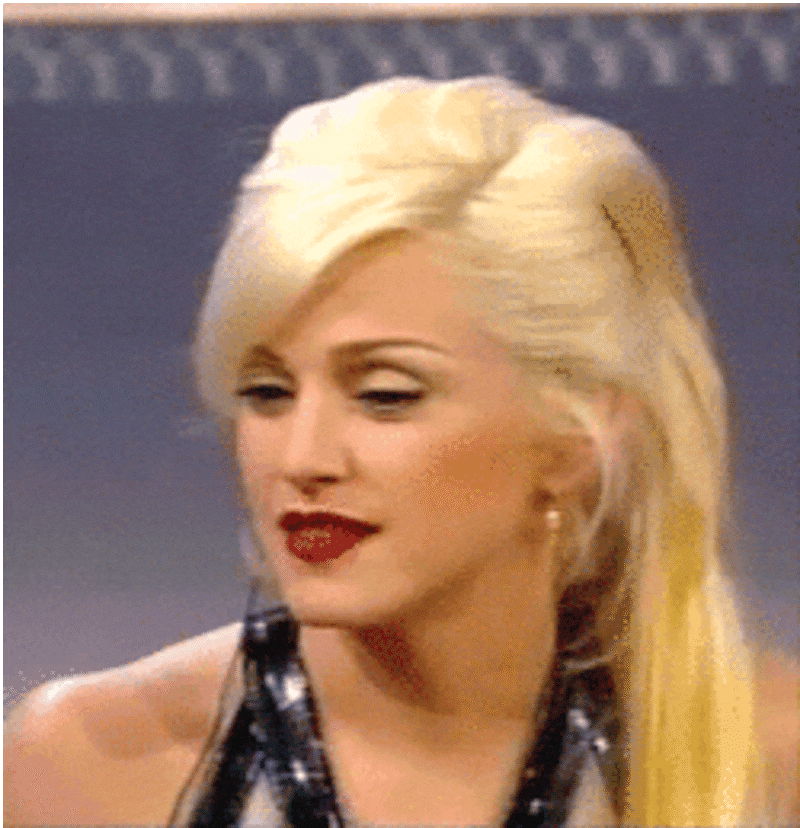 A gif of Madonna