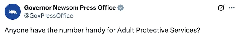 Gavin Newsom trolls Donald Trump on X after his address to the nation.