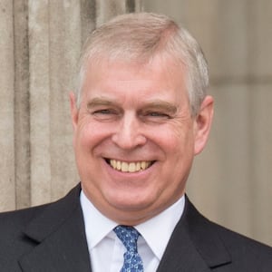 LONDON, ENGLAND - JUNE 10:  Prince Andrew, Duke of York with Princess Beatrice and Princess Eugenie attend a National Service of Thanksgiving as part of the 90th birthday celebrations for The Queen at St Paul's Cathedral on June 10, 2016 in London, England.  (Photo by Mark Cuthbert/UK Press via Getty Images)