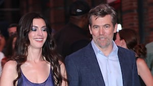 Anne Hathaway and Patrick Brammall