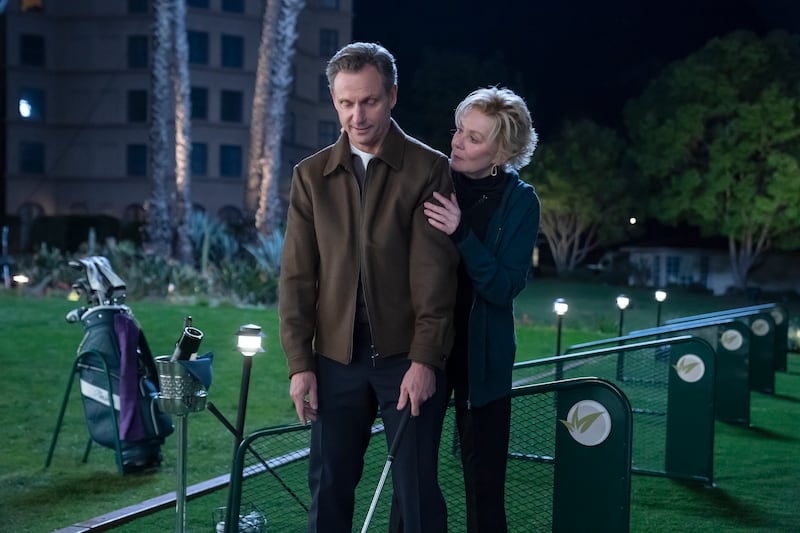 Tony Goldwyn and Jean Smart in 'Hacks'