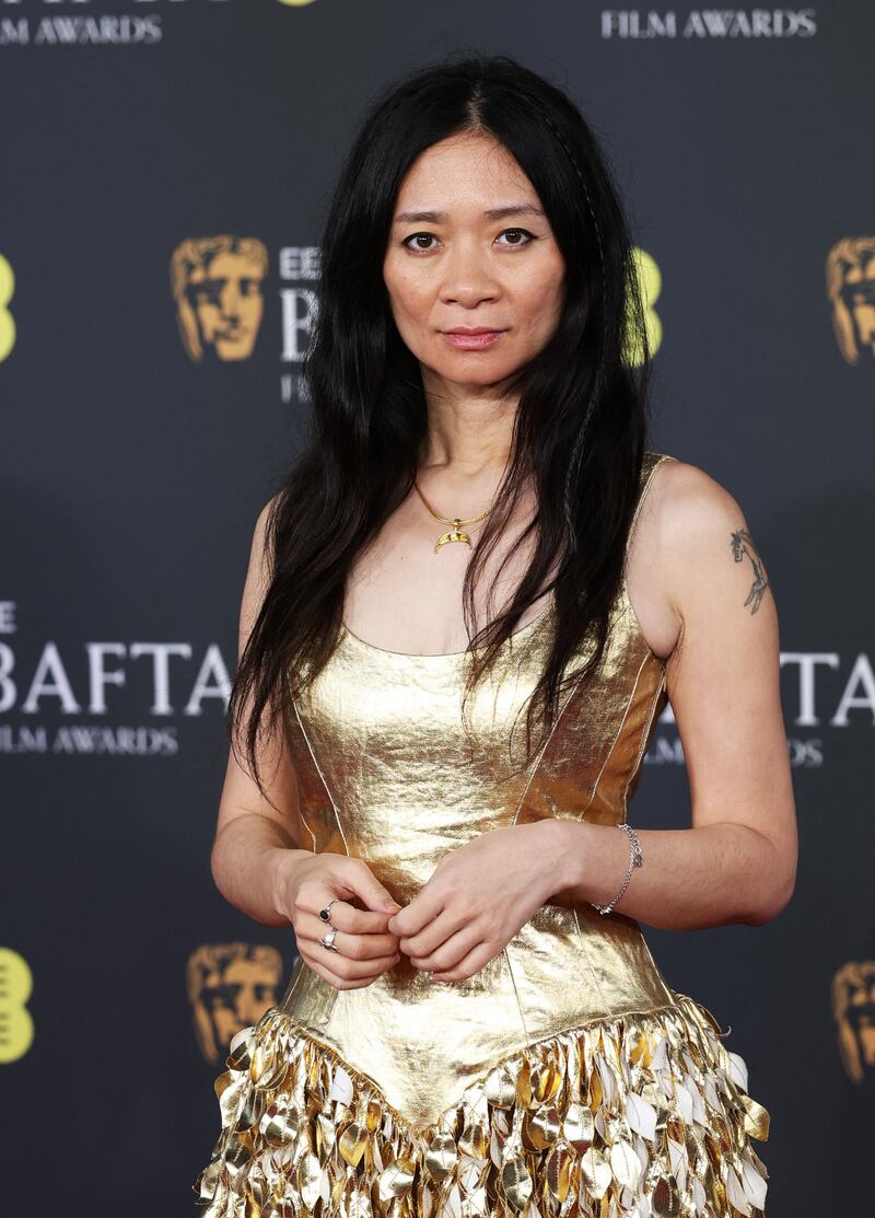 Chloe Zhao at the 2026 BAFTAs