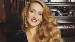Fashion model Jerry Hall, circa 1995.