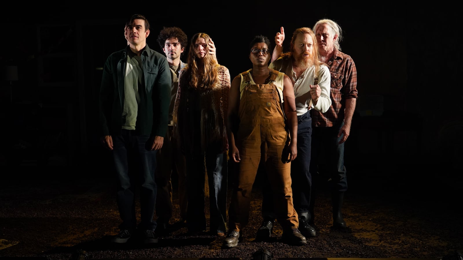 The cast of "The Burning Cauldron of Fiery Fire"