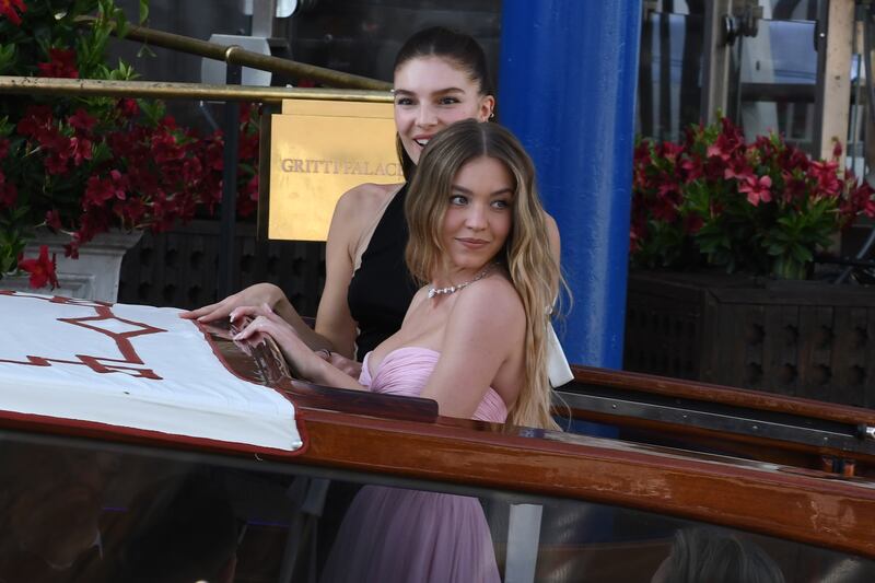 Sydney Sweeney sighting ahead of the Jeff Bezos and Lauren Sanchez wedding