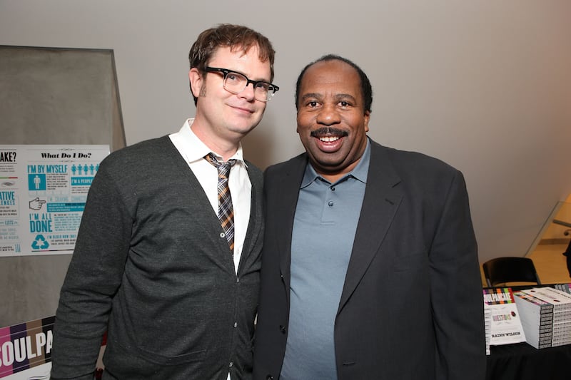 Rainn Wilson and Leslie David Baker