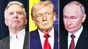 US Special Envoy to the Middle East Steve Witkoff, Donald Trump, and Vladimir Putin.