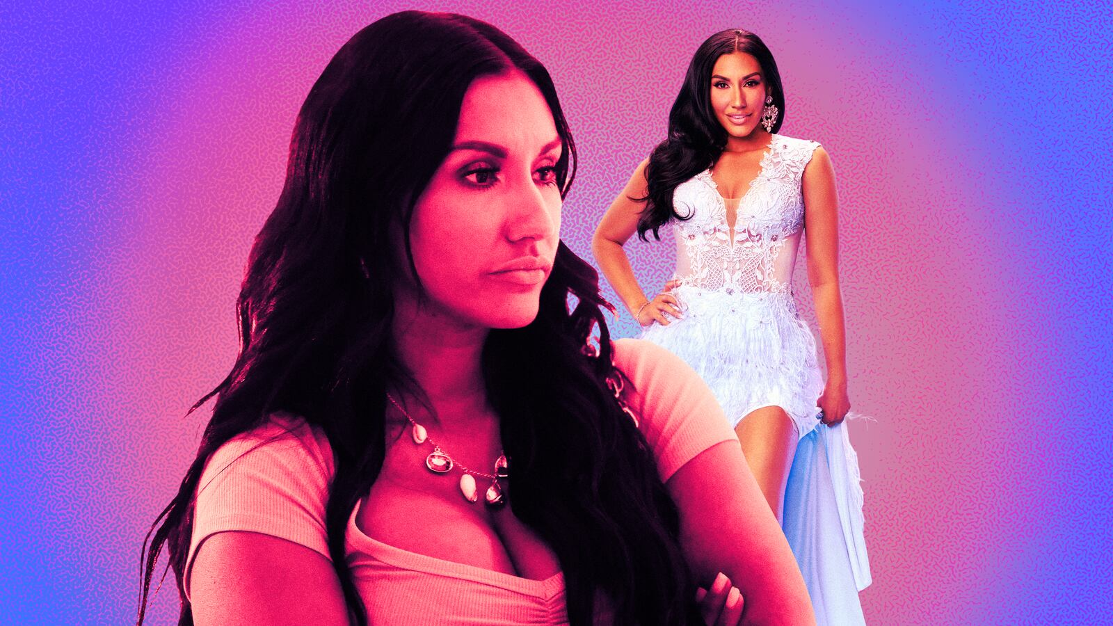 A photo illustration of Monica Garcia on RHOSLC.