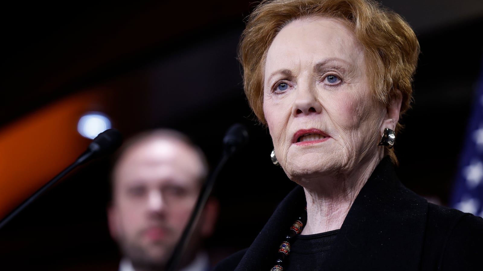 Rep. Kay Granger (R-TX) speaks during a press conference on the 2023 Fiscal Year at the U.S Capitol Building on December 14, 2022 in Washington, DC.