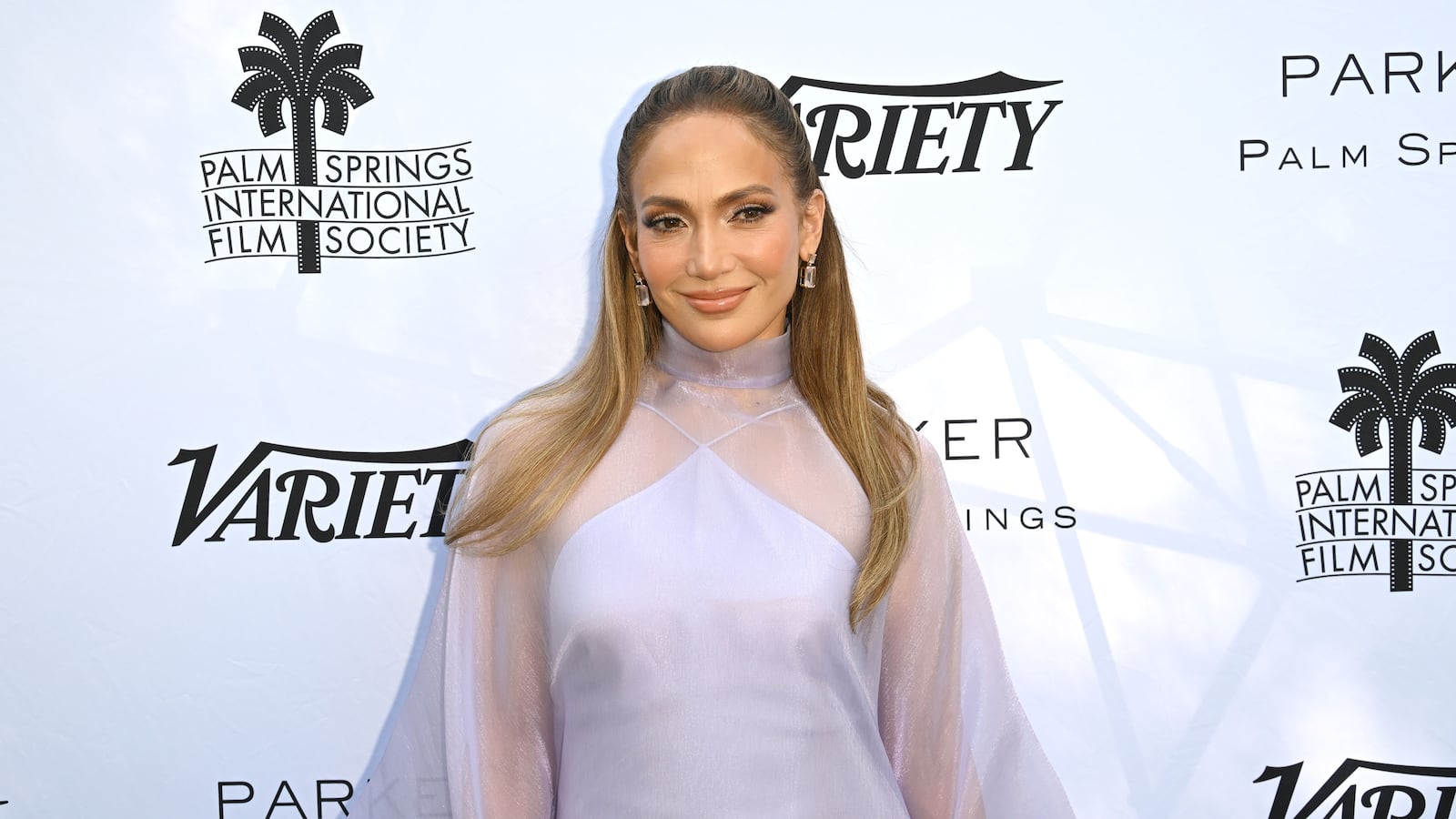Jennifer Lopez at the Palm Springs International Film Festival