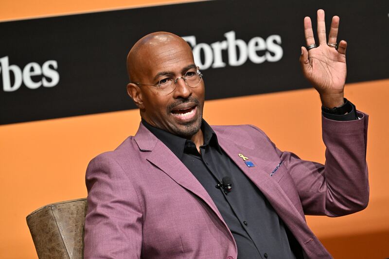 Van Jones speaks onstage during 2025 ForbesBLK Summit at Ray Charles Performing Arts Center Morehouse College.