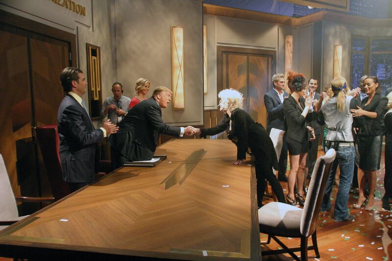 Trump and Cyndi Lauper