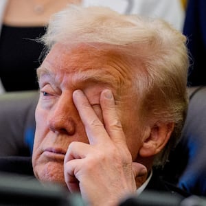 WASHINGTON, DC - NOVEMBER 06: U.S. President Donald Trump appears at an event on lowering drug prices in the Oval Office at the White House on November 06, 2025 in Washington, DC. Trump announced that his administration has reached agreements with drugmakers Eli Lilly and Novo Nordisk that would lower the price of some GLP-1 weight loss medications. (Photo by Andrew Harnik/Getty Images)