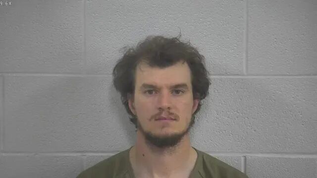 A mugshot of Austin Carter