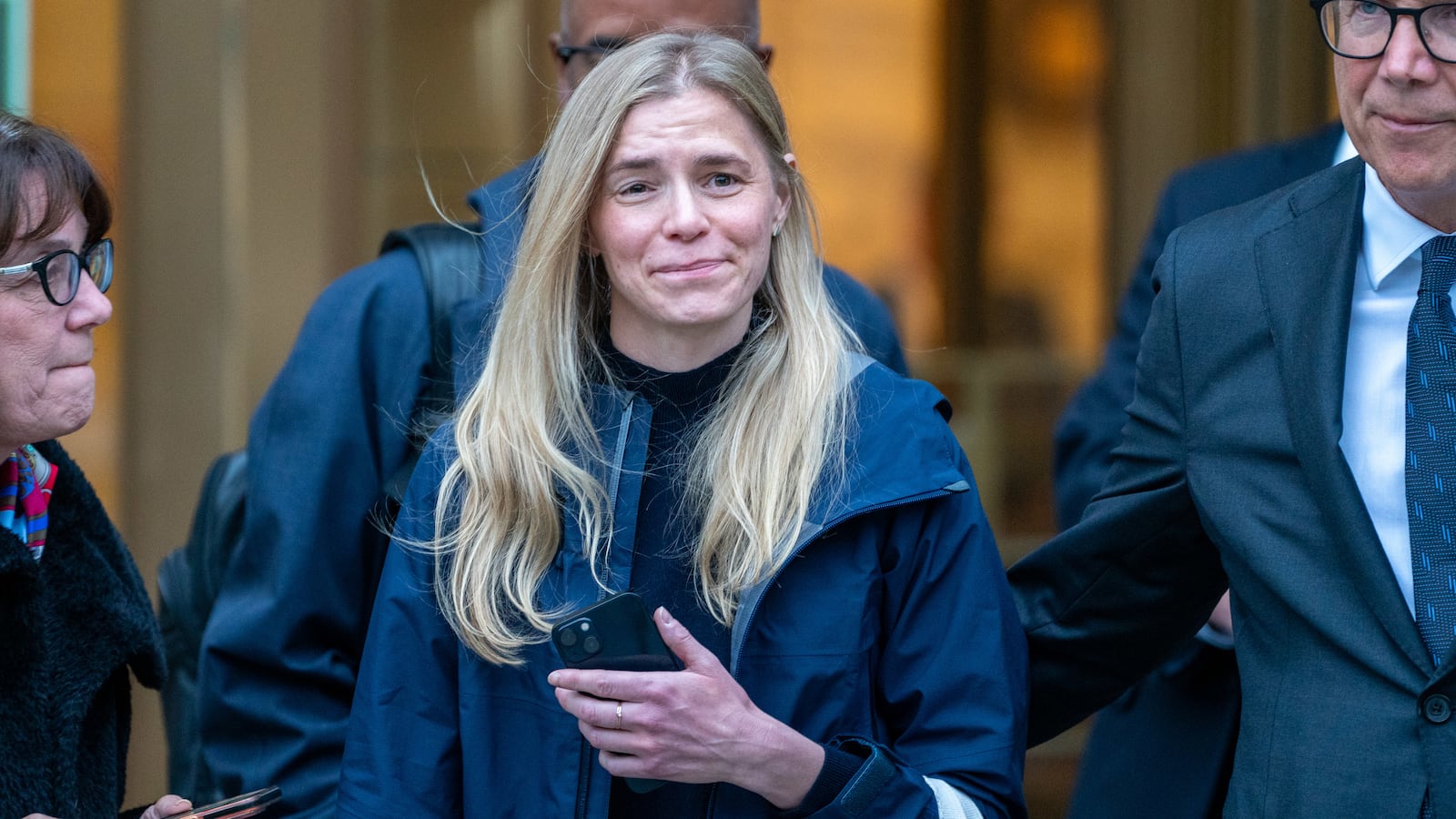 Graham Chase Robinson departs federal court on October 30, 2023 in New York City.