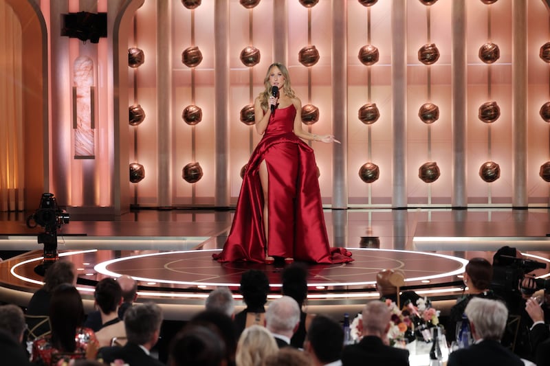 Nikki Glaser at the 83rd Annual Golden Globes