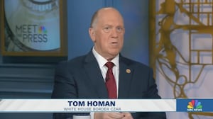 Tom Homan appears on "Meet the Press" to discuss ICE shooting of Renee Nicole Brown.