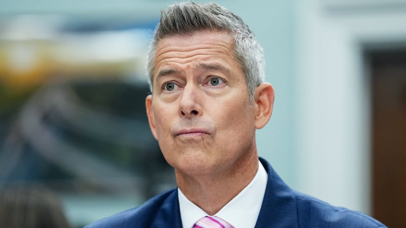 U.S. Transportation Secretary Sean Duffy listens during a House Appropriations Transportation, Housing and Urban Development, and Related Agencies Subcommittee hearing on Capitol Hill in Washington, D.C., U.S., May 21, 2026. REUTERS/Eric Lee