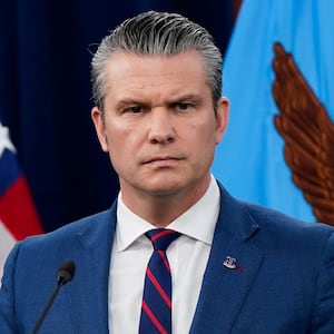 U.S. Secretary of Defense Pete Hegseth holds a briefing amid the U.S.-Israeli conflict with Iran, at the Pentagon in Washington, D.C., U.S., March 2, 2026.