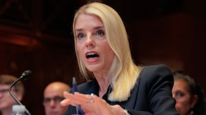 WASHINGTON, DC - JUNE 25: U.S. Attorney General Pam Bondi testifies before the Senate Appropriations Committee Subcommittee on Commerce, Justice, Science, and Related Agencies in the Dirksen Senate Office Building on Capitol Hill on June 25, 2025 in Washington, DC. The committee met to hear testimony to examine proposed budget estimates for fiscal year 2026 for the Department of Justice. (Photo by Chip Somodevilla/Getty Images)