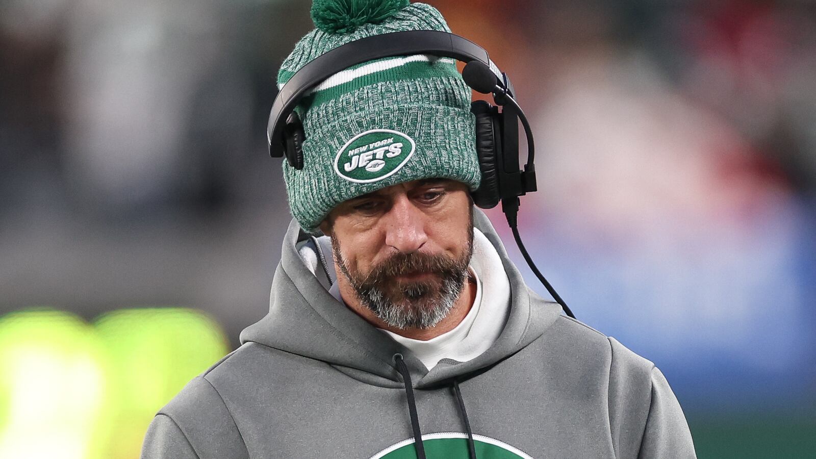 New York Jets quarterback Aaron Rodgers