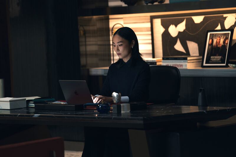 Greta Lee in "The Morning Show."