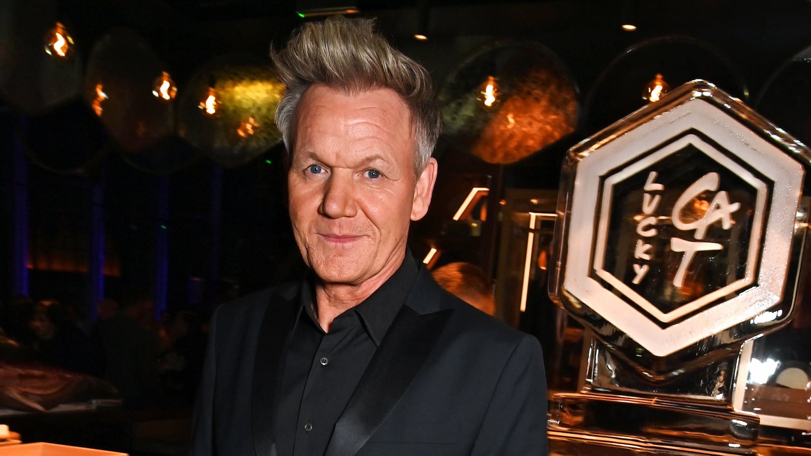 Gordon Ramsay attends the opening of Lucky Cat on February 27, 2025, in London, England.