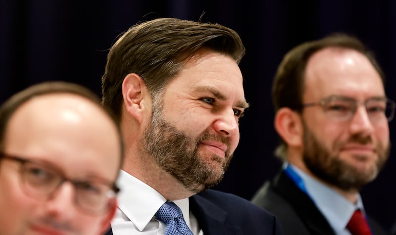 Andy Baker with JD Vance