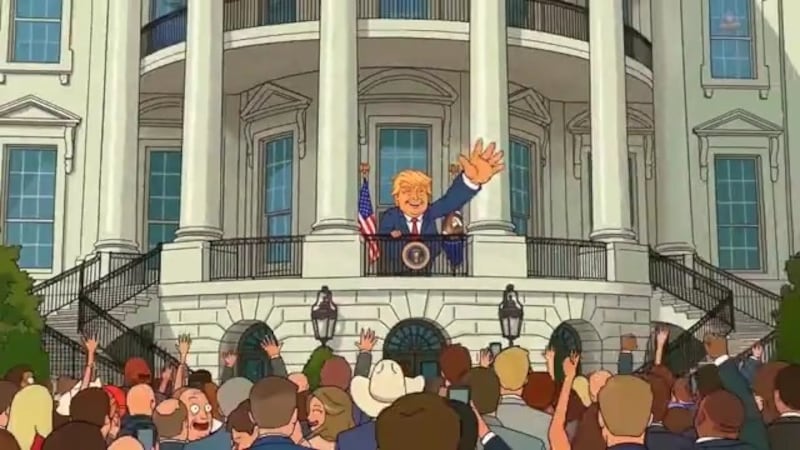 The video was posted by the official White House X account.