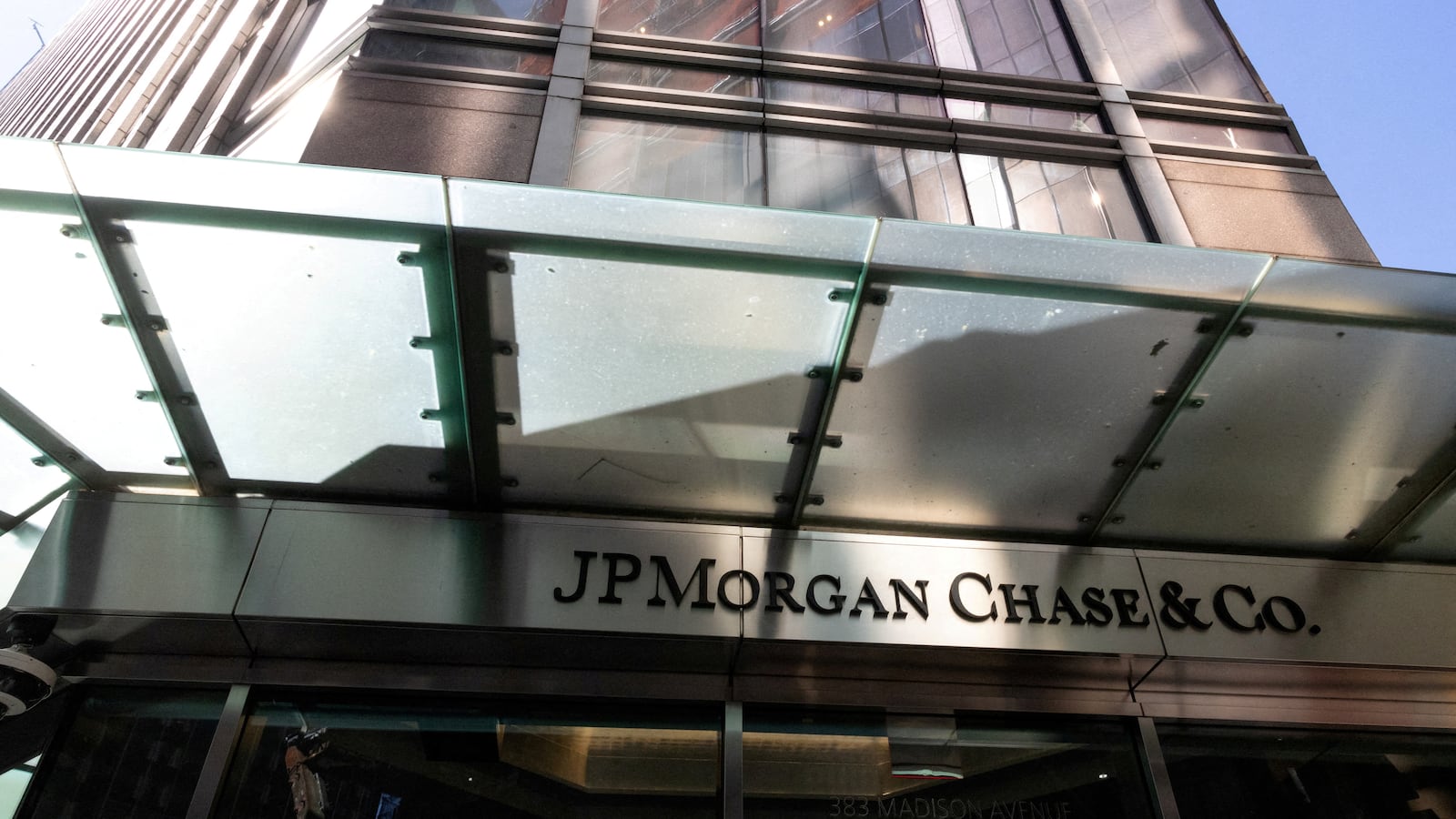 JPMorgan Chase Bank is seen in New York City