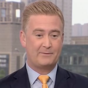 Fox News reporter Peter Doocy in China.