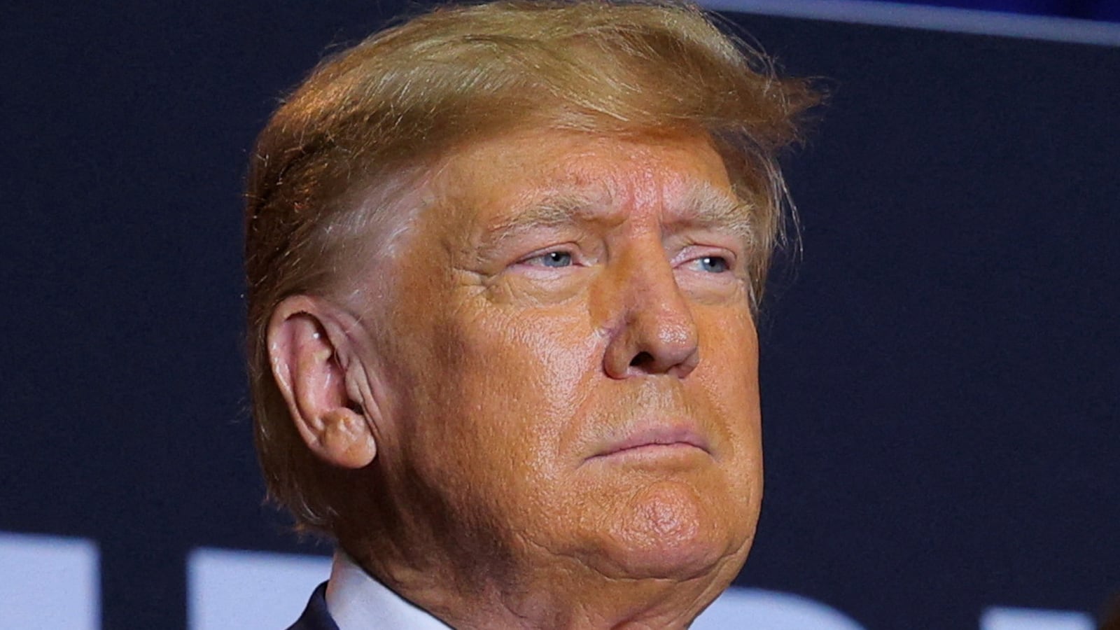 Donald Trump at a campaign event.