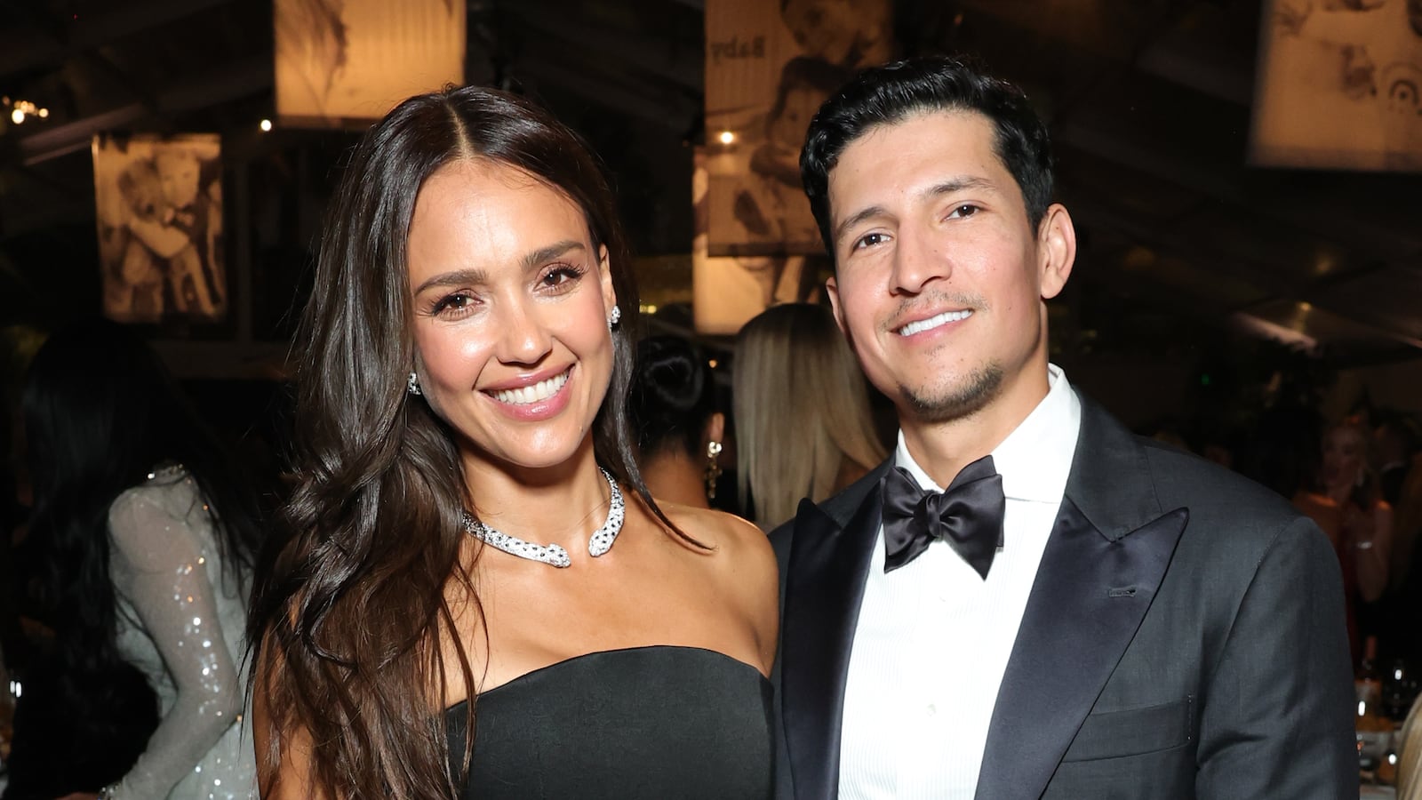 Jessica Alba and Danny Ramirez attend the 2025 Baby2Baby Gala.
