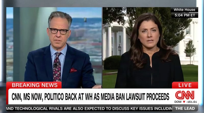 Jake Tapper speaks to Kristen Holmes on CNN.
