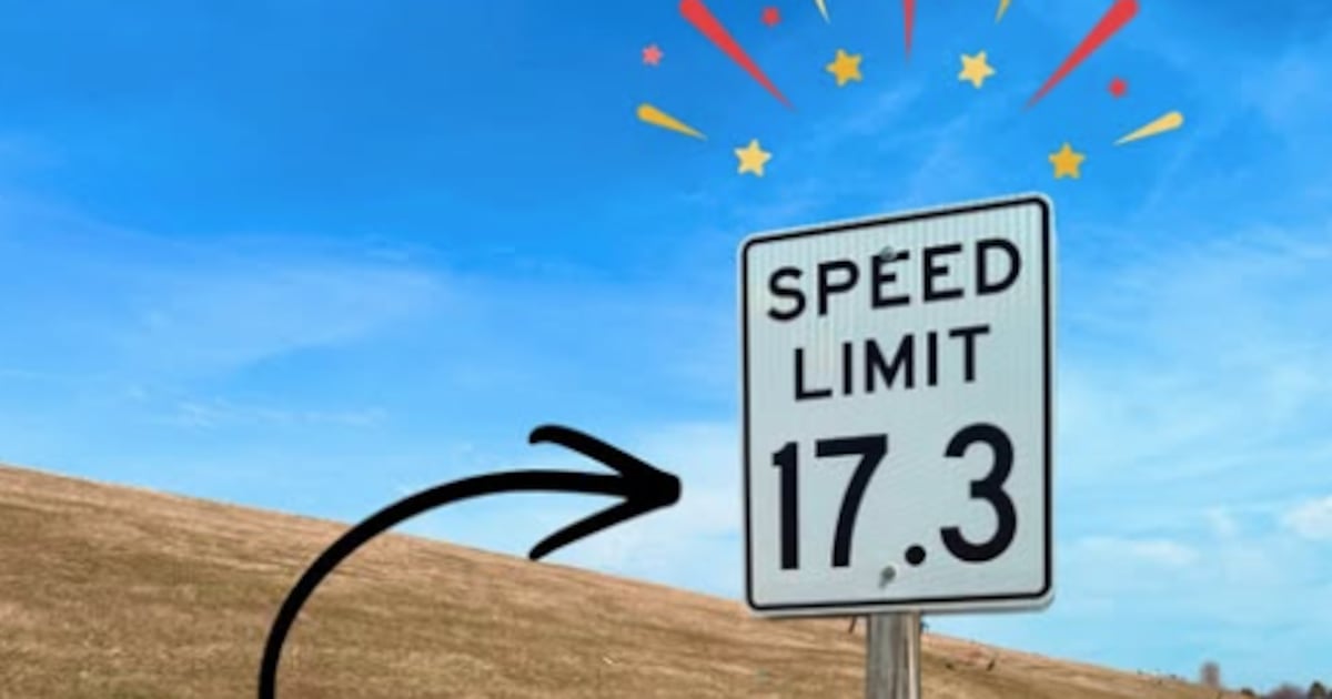 5Officials Set Bizarre Speed Limit for Genius Reason