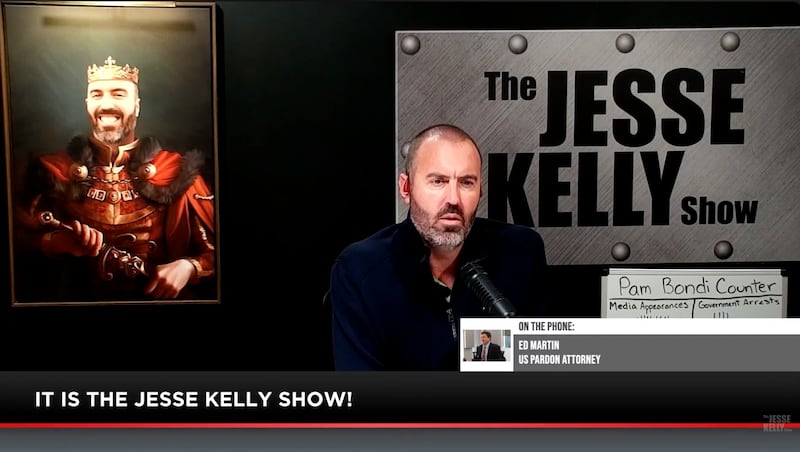 Ed Martin made his comments on the barely-watched YouTube channel, The Jesse Kelly Show.