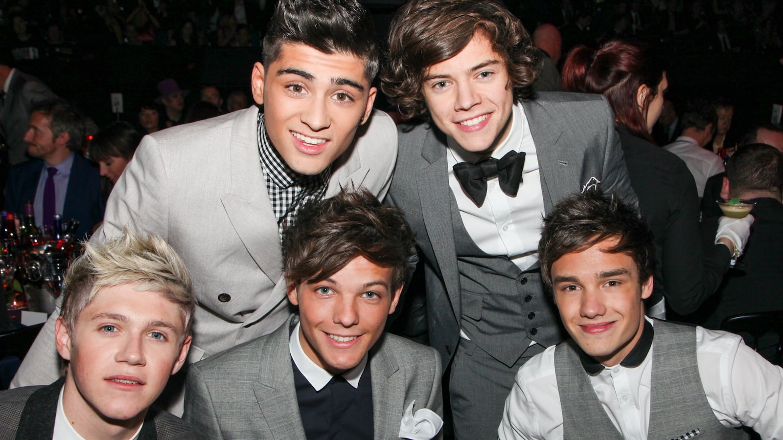 Niall Horan, Zayn, Louis Tomlinson, Harry Styles, Liam Payne.