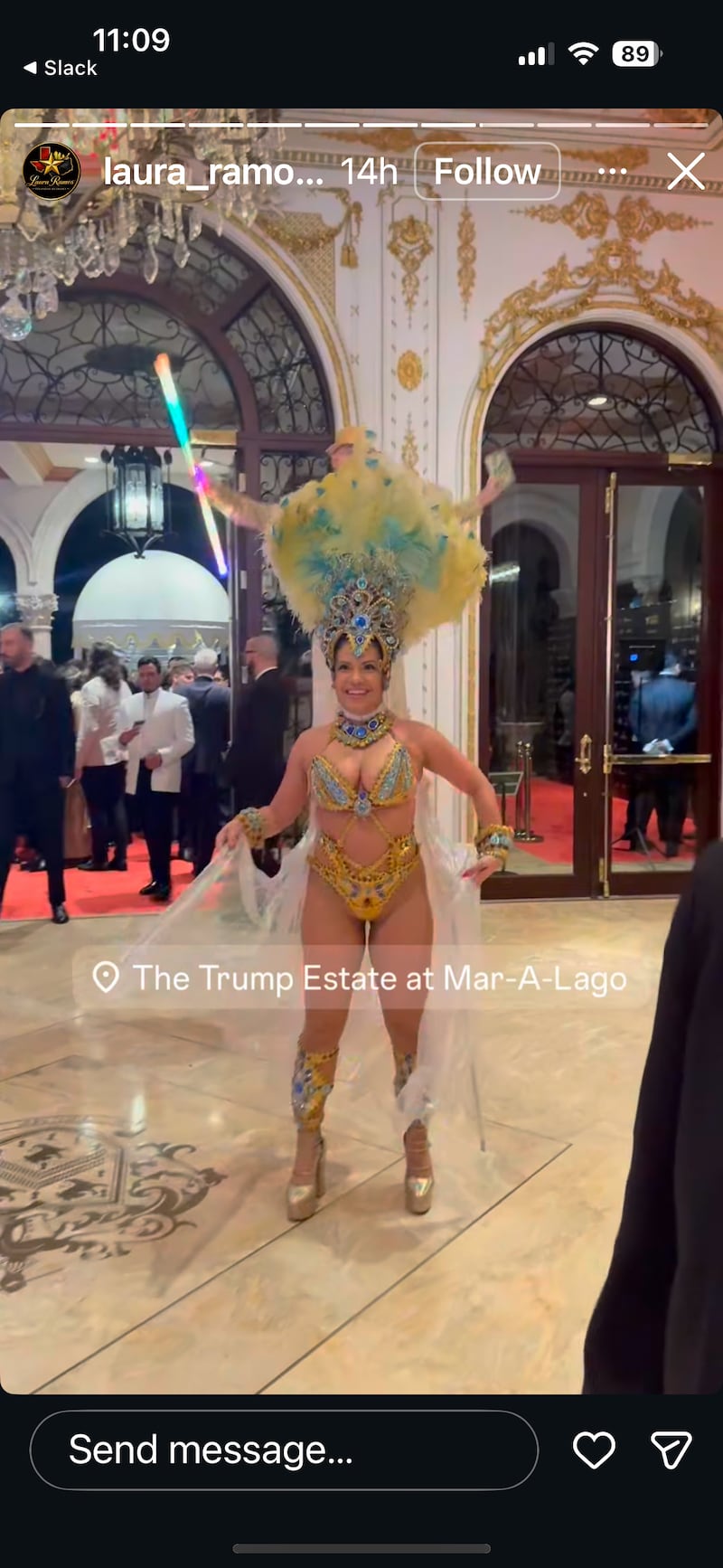 The event came days Trump's discerning remarks over Bad Bunny's performance.