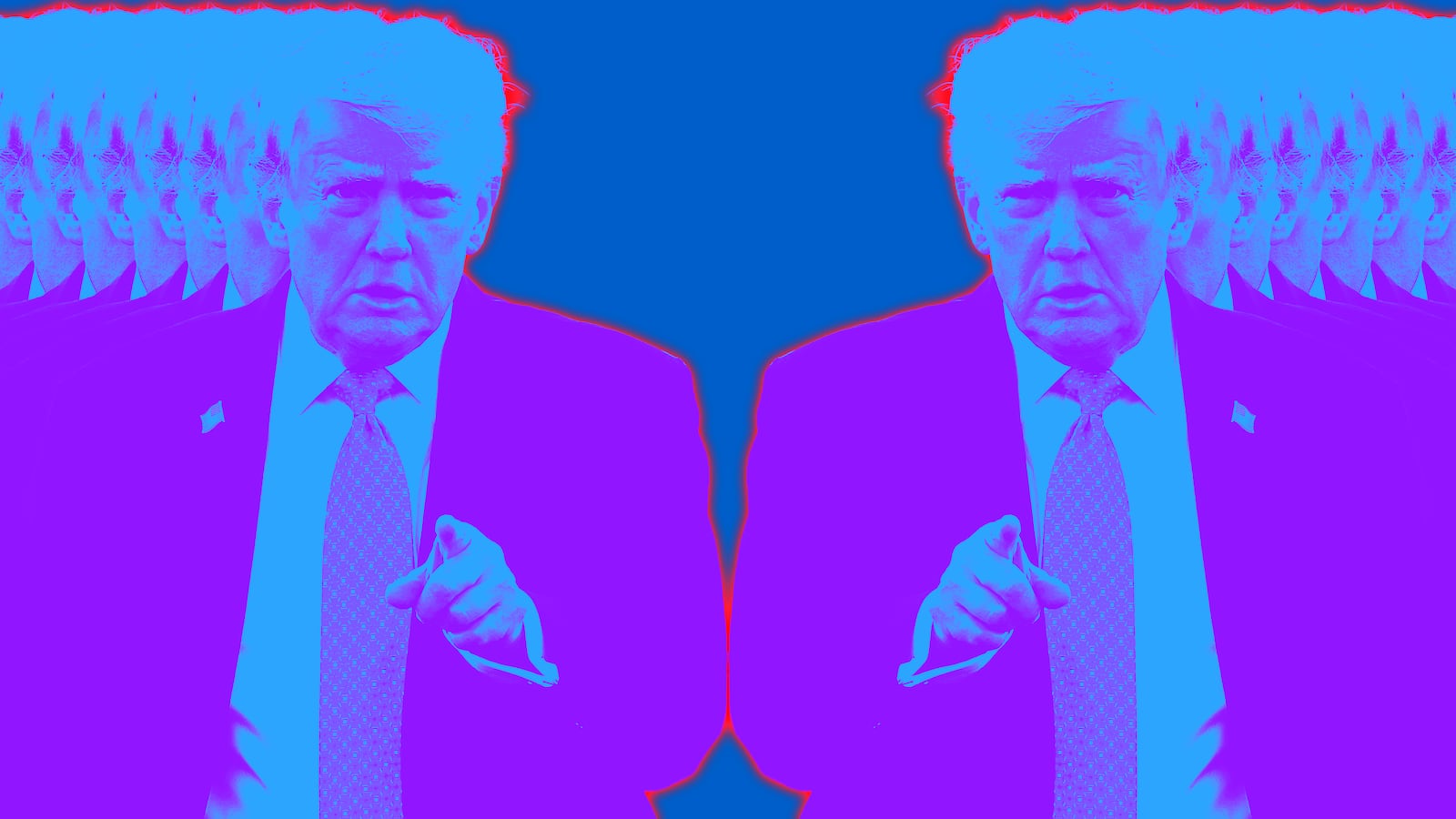 Donald Trump photo illustration